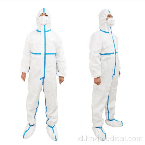 Pakaian pelindung Disposable Coverall suit